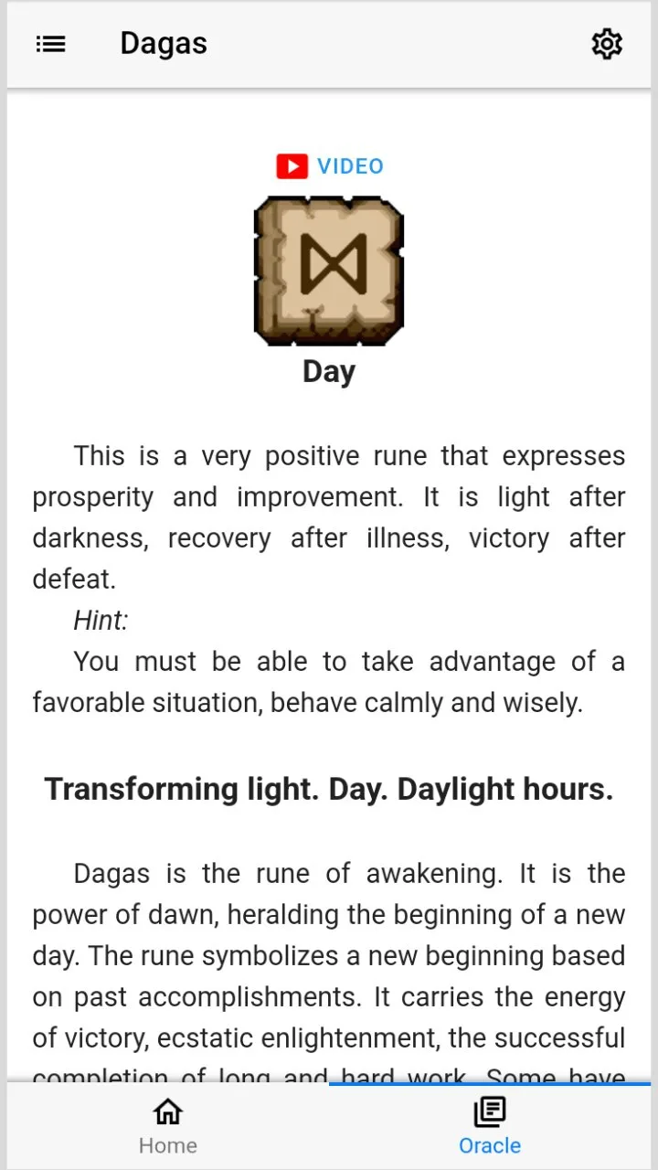Скриншот 3 приложения Norse Runes: Daily Oracle