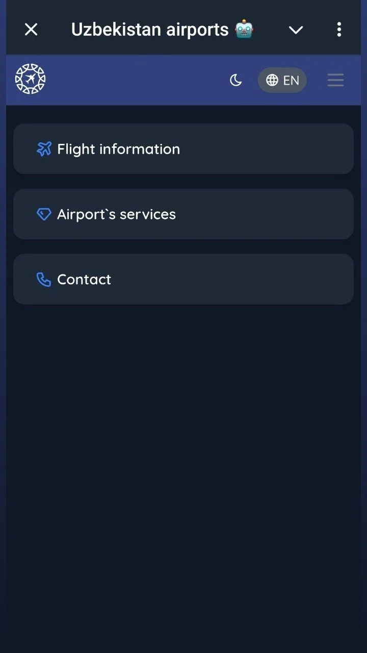 Скриншот 1 приложения Uzbekistan airports 🤖