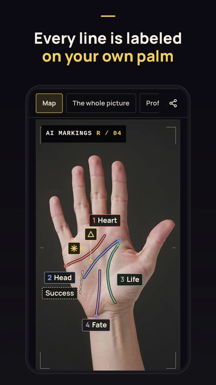 Скриншот 4 приложения Personal Palmist