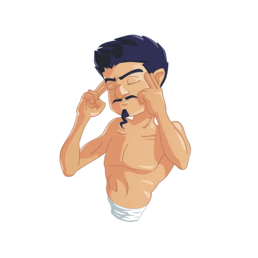 Стикер 2 из набора «Akinator @tappedoutanimations»