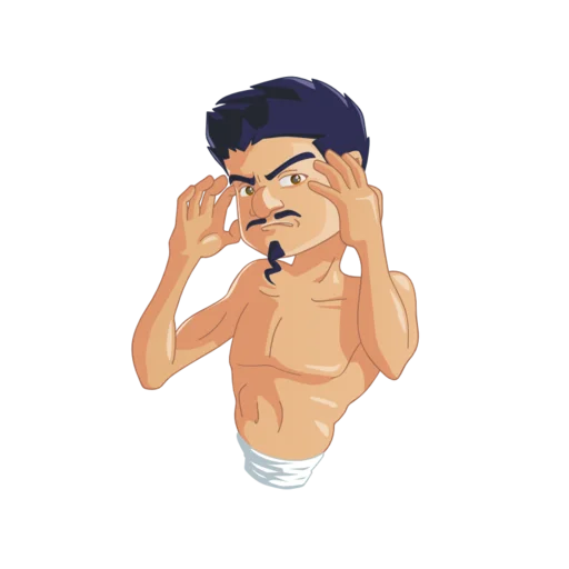 Стикер 13 из набора «Akinator @tappedoutanimations»