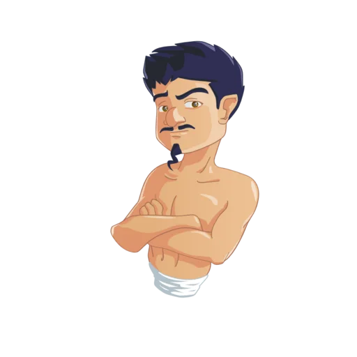Стикер 6 из набора «Akinator @tappedoutanimations»