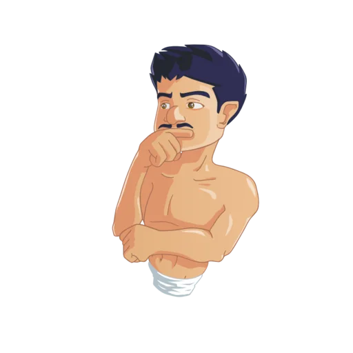 Стикер 8 из набора «Akinator @tappedoutanimations»