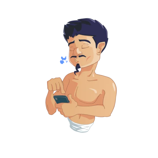 Стикер 10 из набора «Akinator @tappedoutanimations»