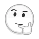 Стикер 14 из набора «Albino Emoji»