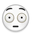 Стикер 3 из набора «Albino Emoji»