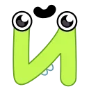 Стикер 11 из набора «Алфавит • @TgSticker»