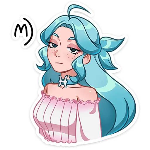 Стикер 5 из набора «Альма • @TgSticker»