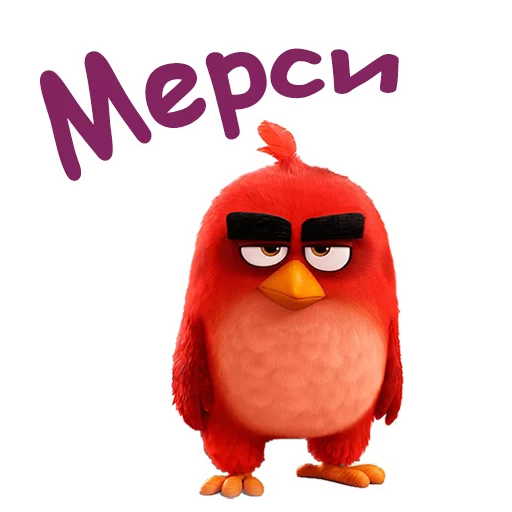 Стикер 16 из набора «Angry birds :: @animesticks»