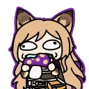 Стикер 10 из набора «Arknights @SeserenStickers»