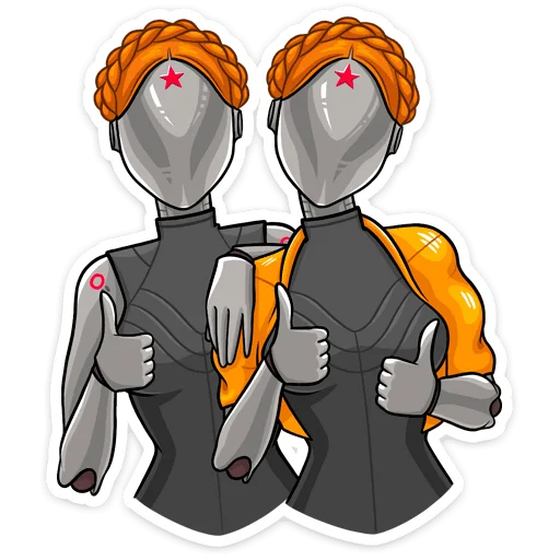 Стикер 14 из набора «Atomic Heart - @TgSticker»