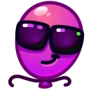 Стикер 9 из набора «Balloon Emoji | @Premium_Stikers»
