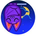 Стикер 18 из набора «Batty Boo»