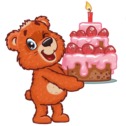 Стикер 5 из набора «Birthday Collection - Great Stickers»