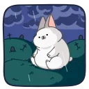 Стикер 19 из набора «Bunny Vampire»