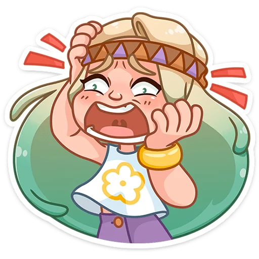 Стикер 14 из набора «Ромашка • @TgSticker»