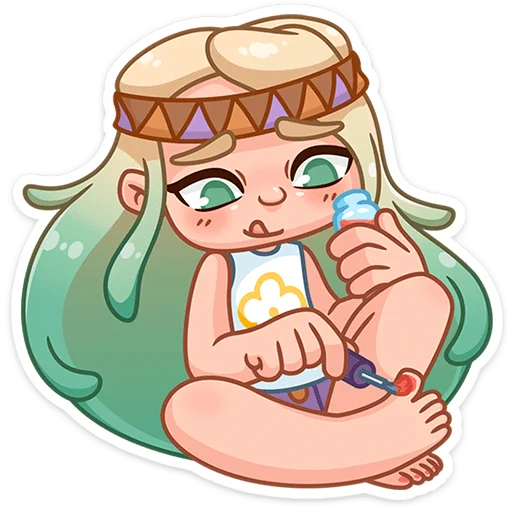 Стикер 15 из набора «Ромашка • @TgSticker»