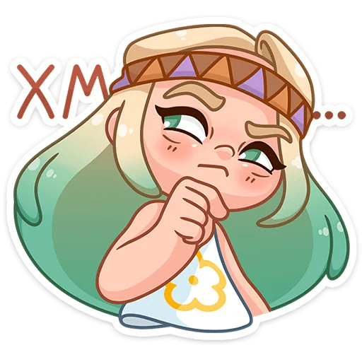 Стикер 18 из набора «Ромашка • @TgSticker»