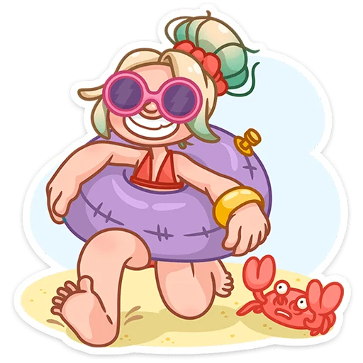 Стикер 19 из набора «Ромашка • @TgSticker»