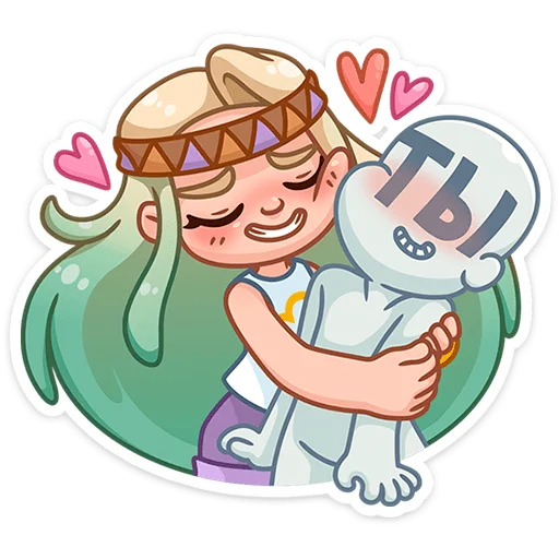 Стикер 9 из набора «Ромашка • @TgSticker»