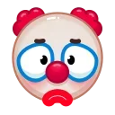 Стикер 1 из набора «Clown emoji @TgSticker»