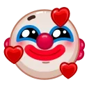Стикер 11 из набора «Clown emoji @TgSticker»