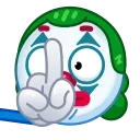 Стикер 14 из набора «Clown emoji @TgSticker»