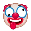 Стикер 17 из набора «Clown emoji @TgSticker»