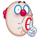 Стикер 6 из набора «Clown emoji @TgSticker»
