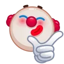 Стикер 8 из набора «Clown emoji @TgSticker»
