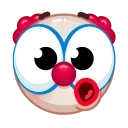 Стикер 9 из набора «Clown emoji @TgSticker»