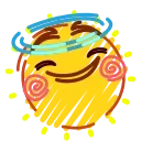 Стикер 11 из набора «Crayons Emoji @TgSticker»