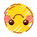 Стикер 13 из набора «Crayons Emoji @TgSticker»