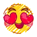 Стикер 16 из набора «Crayons Emoji @TgSticker»