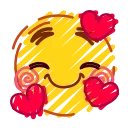 Стикер 17 из набора «Crayons Emoji @TgSticker»
