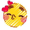 Стикер 18 из набора «Crayons Emoji @TgSticker»