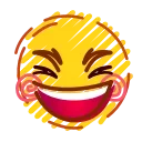 Стикер 5 из набора «Crayons Emoji @TgSticker»