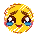 Стикер 6 из набора «Crayons Emoji @TgSticker»