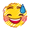 Стикер 7 из набора «Crayons Emoji @TgSticker»