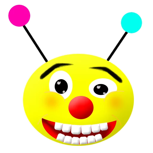 Стикер 1 из набора «Crazy balls»