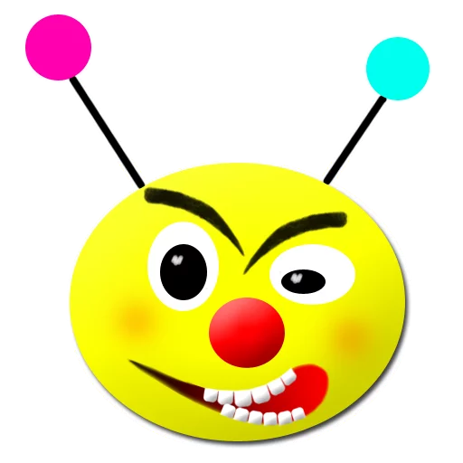 Стикер 3 из набора «Crazy balls»