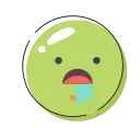 Стикер 5 из набора «Emoji @AM_stickers»