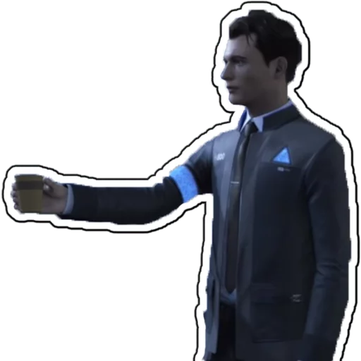 Стикер 19 из набора «Detroit become human»