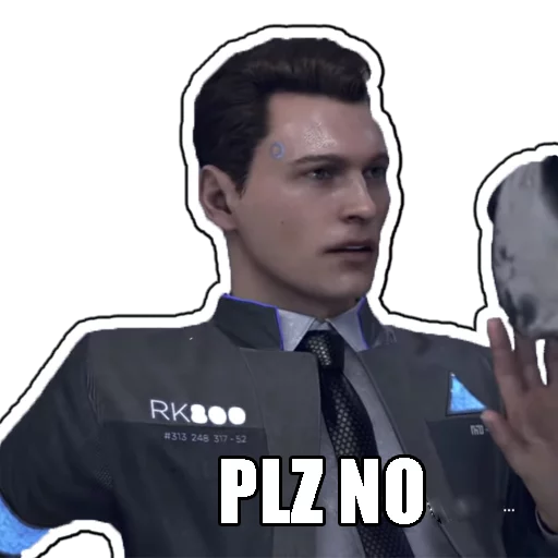Стикер 4 из набора «Detroit become human»