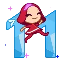 Стикер 10 из набора «11 Years of Telegram»