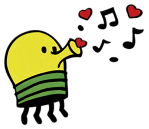 Стикер 11 из набора «doodle jump»