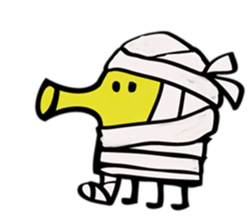 Стикер 17 из набора «doodle jump»