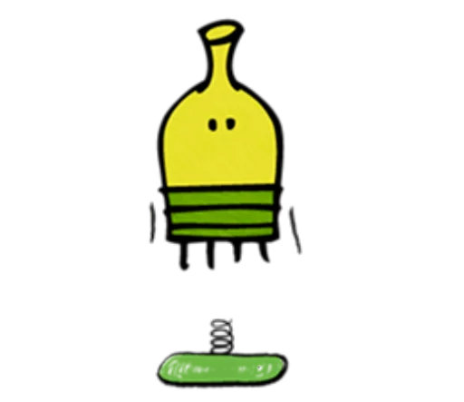 Стикер 19 из набора «doodle jump»