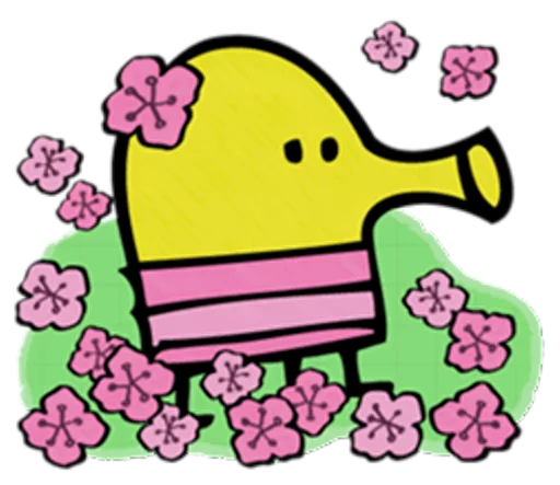Стикер 5 из набора «doodle jump»