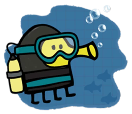Стикер 6 из набора «doodle jump»